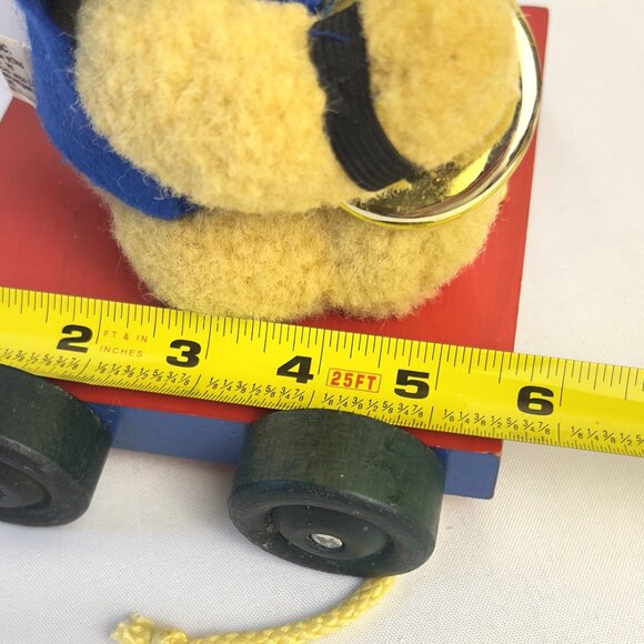 Applause Vintage Plush Teddy with Cymbals Toy Pull Bears in Toyland 1990s - Picture 10 of 10